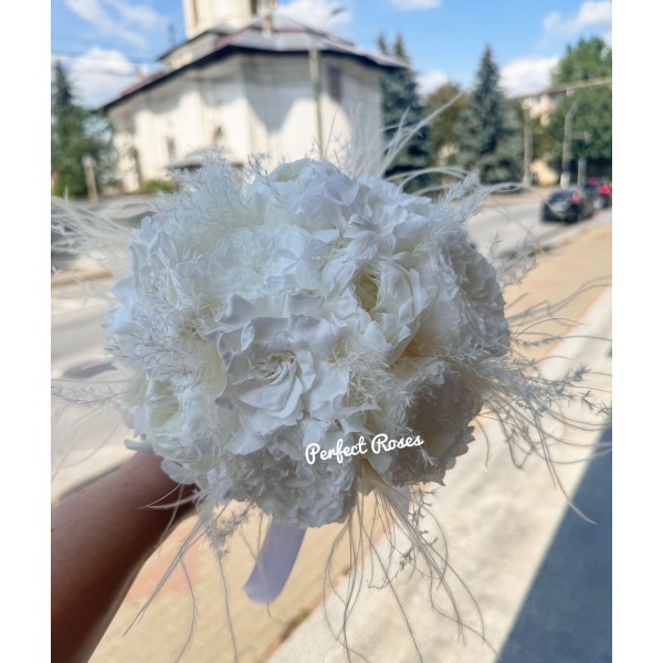 Buchet alb, complet criogenat