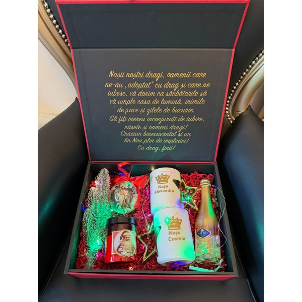 Cutie piele Crăciun, cadoul...